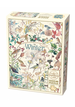 Puzzle 1000 Ludowy pamiętnik: Zima G3