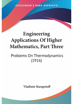 Engineering Applications Of Higher Mathematics, Part Three