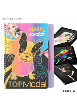 Zestaw Magic Scratch z naklejkami TOP Model 12410A