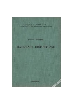 Materiały historyczne