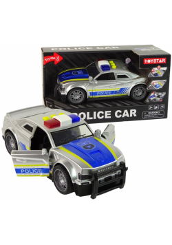 Policja na baterie ze światłem i dźwiękiem