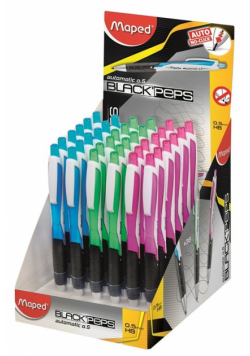 Ołówek automatyczny blackpeps 0,5 mm mix kolor