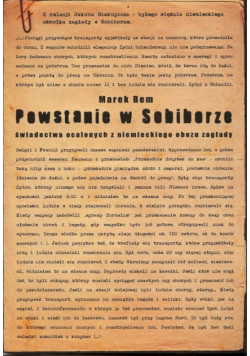 Powstanie w Sobiborze