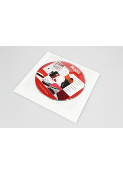 Kieszeń samoprzylepna na CD z klapką 10 sztuk