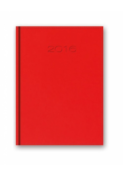 Kalendarz 2016 B6 41D Vivella czerwony