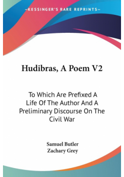 Hudibras, A Poem V2