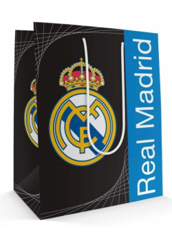 Torba papierowa średnia Real Madrid 10 sztuk