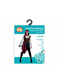 Strój dla dorosłych Piratka rozm. uniwersalny
