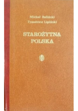 Starożytna Polska Tom II Reprint z 1845 r.