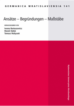 Ansatze - Begrundungen - Maßstäbe