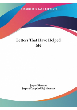 Letters That Have Helped Me