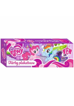Farby plakatowe 12 kolorów 20 ml My Little Pony