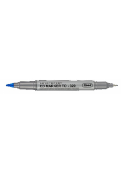Marker do CD dwustronny niebieski