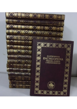 Ilustrowana Encyklopedia Trzaski, Everta i Michalskiego, 17 książek, reprint