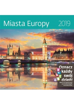 Kalendarz 2019 30x30 Miasta Europy HELMA
