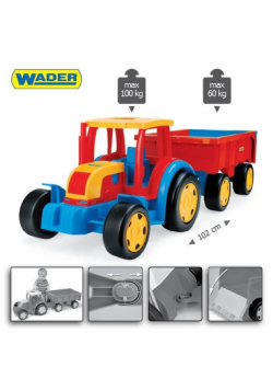 Gigant Traktor z Przyczepą