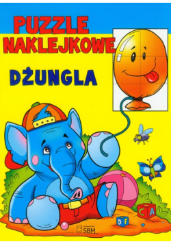 Dżungla Puzzle naklejkowe