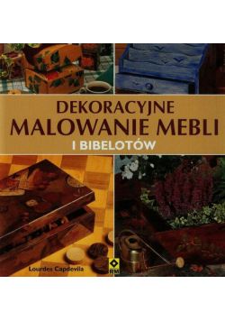 DEkoracyjne malowanie mebli i bibelotów