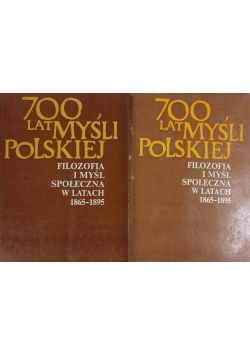 700 lat myśli Polskiej ,Tom I,II
