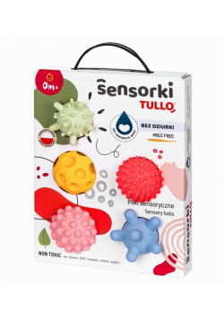 Piłeczki sensoryczne sensorki bez dziurki 5szt
