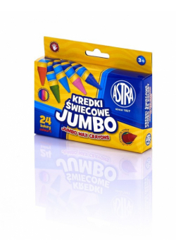 Kredki świecowe Jumbo 24 kolory