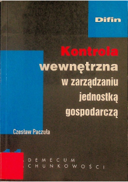 Kontrola wewnętrzna zintegrowana struktura ramowa