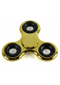 Fidget Spinner stalowy połysk metalic złoty