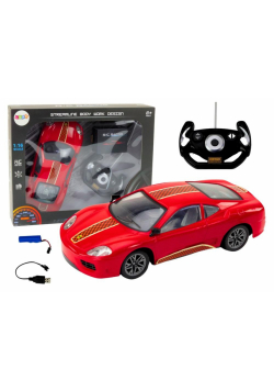 Auto sportowe RC zdalnie sterowane 1:16 czerwone