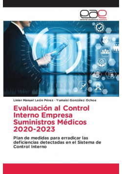 Evaluación al Control Interno Empresa Suministros Médicos 2020-2023