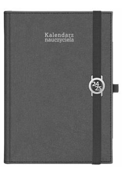 Kalendarz naucz. 2024/2025 B5 tyg Kraft czarny