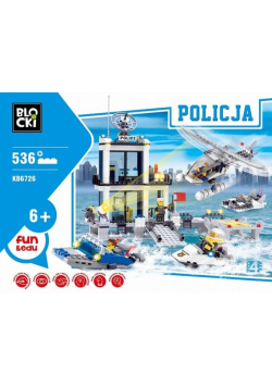 Klocki Blocki Policja wodna 536 elementów