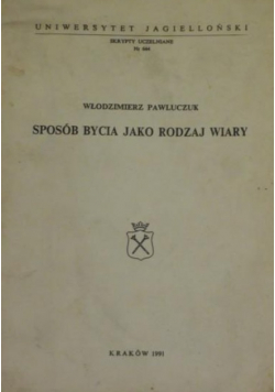 Sposób bycia jako rodzaj wiary