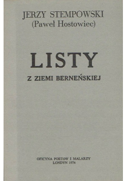 Listy Z Ziemi Berneńskiej