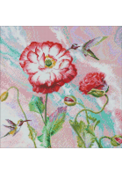 Diamentowa mozaika - Lekka etiuda 40x40cm