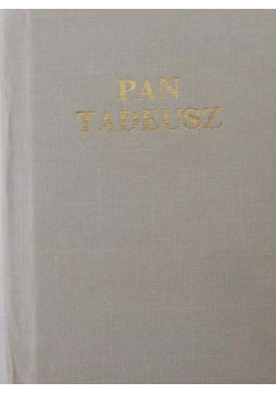 Pan Tadeusz Reprint z 1834 r. Miniatura