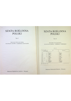 Szata roślinna Polski Tom 1 i 2