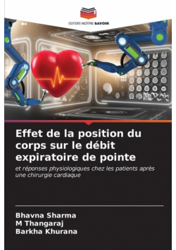 Effet de la position du corps sur le débit expiratoire de pointe