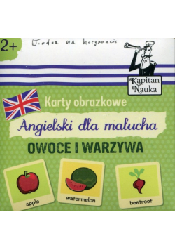 Karty obrazkowe Angielski dla malucha Owoce i warzywa
