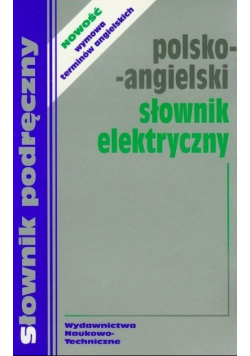 Słownik podręczny polsko - angielski słownik elektryczny