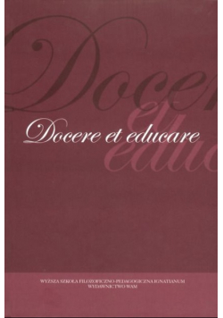 Docere et educare
