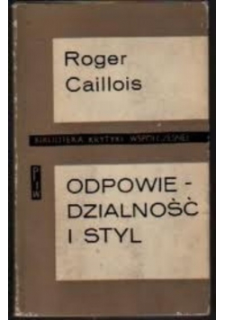 Odpowiedzialność i styl : eseje