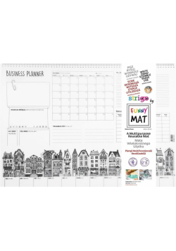 Mata transparentna Business Planer Funny Mat