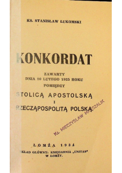 Konkordat 1934 r.
