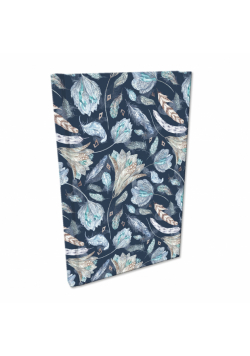Notes A5 kratka Soft Touch Kwiaty Boho