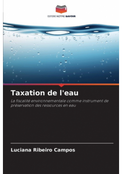 Taxation de l'eau