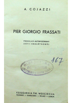 Pier Giorgio Frassati ok 1936 r.