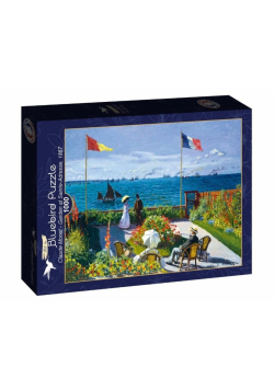 Puzzle 1000 Ogród z widokiem na morze Claude Monet