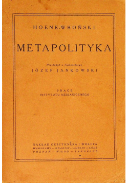 Metapolityka 1923 r.