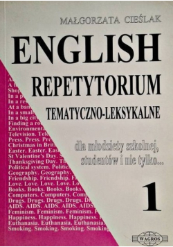 English repetytorium tematyczno - leksykalne 1