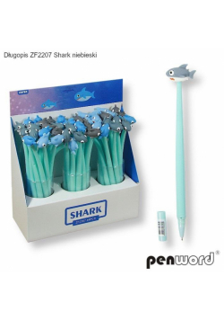 Długopis shark niebieski (48szt)